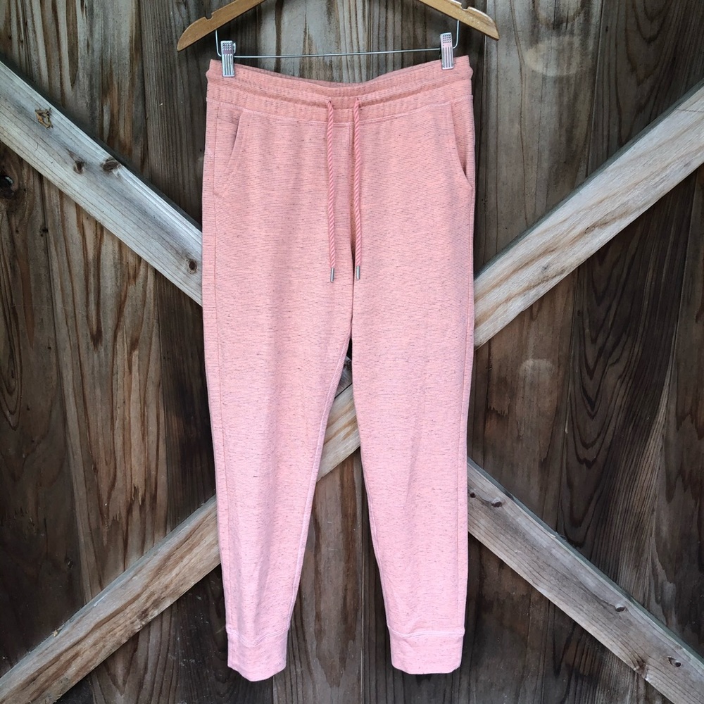 Peach Champion Jogger Pants